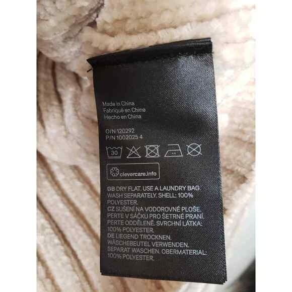 NWT Divided Mock Neck Ribbed Chenille Cropped Sweater - S - Picture 6 of 9